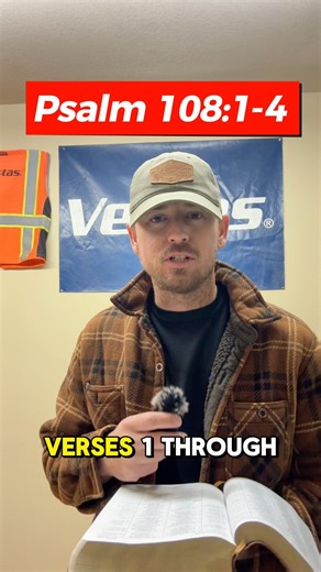 I will sing and give praise! Reading from the book of Psalms. #psalms #fyp