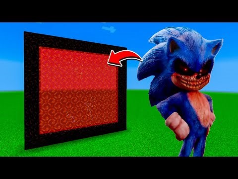 How to Make A Portal To The Sonic.exe Dimension in Minecraft!
