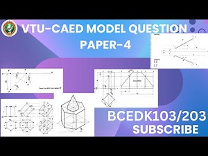 VTU-CAED MODEL QUESTION PAPER-4 COMPLETE SOLUTION
