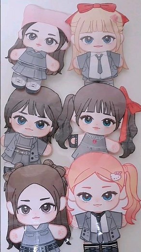 🌸아이브 솜인형 블라인드백!🌸 #무료도안 #무료배포