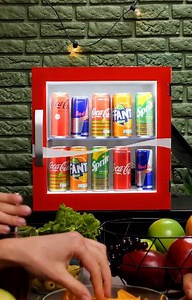 Crafty Panda on Instagram: "DIY Desktop Mini Fridge! . . . . #craftypanda #diy #crafts #minibar #minifridge #fridge #colddrinks #refrigerador"