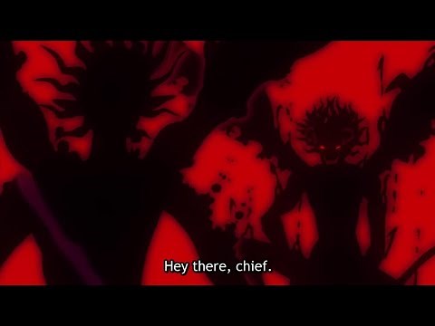 Asta Anti Magic Demon talks with World Devil