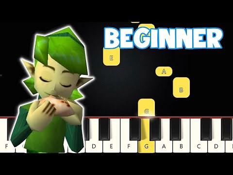 Saria’s Song - The Legend of Zelda | Beginner Piano Tutorial | Easy Piano