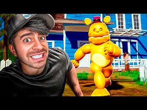 فريدي في لعبة الجار النفسية ! - Hello Neighbor FREDBEAR
