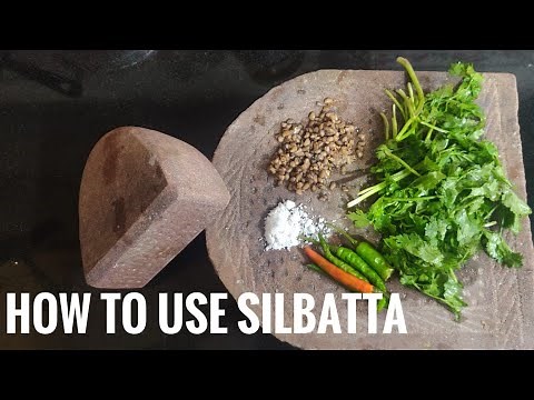 How to Use Sil Batta | How to Use A Grinding Stone | Silbatta