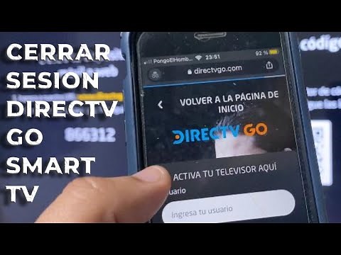 COMO CERRAR SESIÓN EN DIRECTV GO SMART TV .