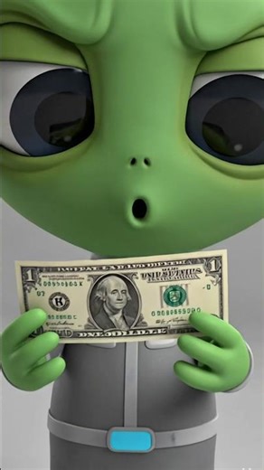 Alien discovers money 💵 | ZORP