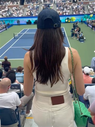 Jessica Springsteen | Traded reins for tennis rackets last week🎾✨ Still in awe of these incredible matches! | Instagram