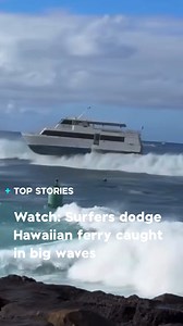 26K views · 760 reactions | Surfers moved out of the ferry’s path before it came to rest on the reef at Kewalos, one of Waikiki’s popular surf breaks. [Footage: @sandybeachsurfreport] watch the full video in the News section on TVNZ+ | TVNZ+ | Facebook