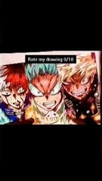 Drawing MHA epic characters