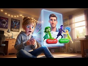 Inside Out 3: Riley Downloads A Dating App! BIG MISTAKE! 💔 | Inside Out Animation
