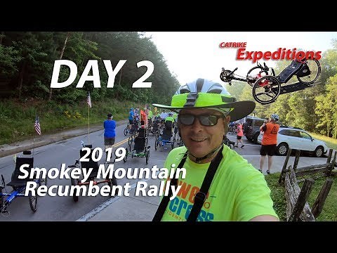 DAY 2 | 2019 Smokey Mountain Recumbent Rally | 4K Video Catrike Expeditions
