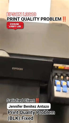 Epson L3210 Print Quality Problem (BLK). Print Quality Problem (BLK). Fixed | Manual Ink Flushing | Standard Ink Flushing | Waste Pad Cleaning | Waste Inkpad Counter Full Reset. #Epson #epsonprinter #EpsonL3210 #PrinterRepair #printerrepairservice #vtcomphonerorepairservices #vtcomphoneromaragondonbranch #vtcomphoneroshop Erika Franza Bautista-Torres Jennifer Benitez Antazo | Van Eindree Torres