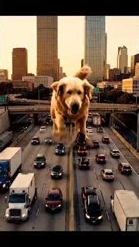 Giant Golden Retriever Just Shut Down the Highway