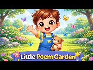Baby Poems & Rhymes for Kids 👶✨ | Fun Cartoon Short | Little Poem Garden