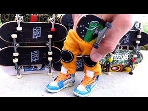 FINGER SKATEBOARD | TECH DECK Play and Display | Fingerboarding TRICKS | Finger Skateboard Ramp