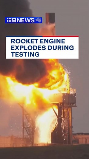 121K views · 162 reactions | A rocket engine has burst into flames during a test launch at SaxaVord Spaceport on the Shetland Islands, the northernmost region of the UK. Thankfully, no one was injured the during the failed trial, which was one of number of tests set to be carried out. #9News | 9 News | Facebook