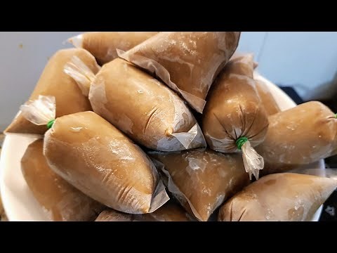 KEM CÀ PHÊ SỮA /Cách làm kem cà phê sữa túi dẻo mịn đậm đà thơm ngon/Linh Vương Food