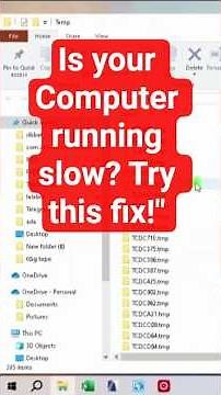 2 Secret Windows Commands to Instanty Speed Up Your PC #Shorts #copmuter #pc