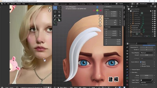 模拟人生4 | Hair Speed Meshing/头发速建