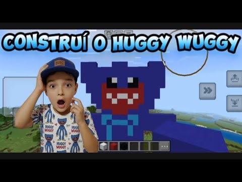 DESAFIO DE CONSTRUIR O HUGGY WUGGY no MINECRAFT!