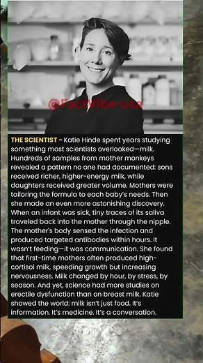 🧪✨ THE SCIENTIST WHO REVEALED MILK COULD SPEAK