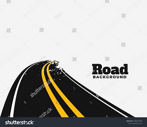 Curve Road Pathway Background Design Stock Vector (Royalty Free) 1958428786 | Shutterstock