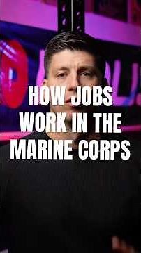 How job assignments work in the Marine Corps #shorts