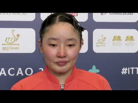 【インタビュー】張本美和 悔し涙「出せるものは出せた。悔いは残らなかったら涙は出ないはずなんですが」｜ITTF女子ワールドカップマカオ2026