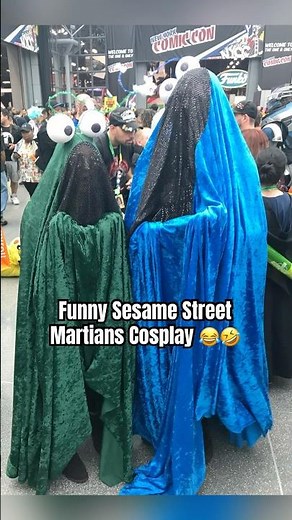Funny Sesame Street Martians Cosplay 😂 | NY Comic Con TB