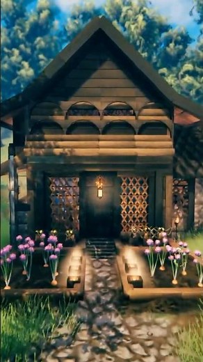 I Built A House In Valheim Gameplay Build