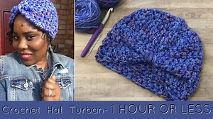 Crochet Turban | Crochet Hat - Ahsel Anne