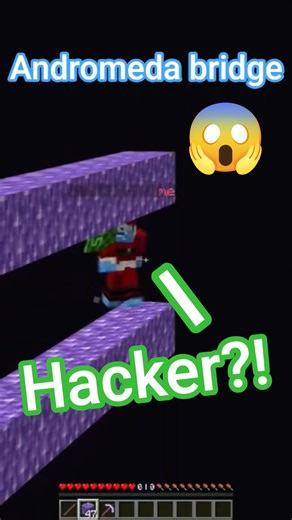 😱Met Andromeda bridger#minecraft #andromeda #bridge #bloxdio #bloxd