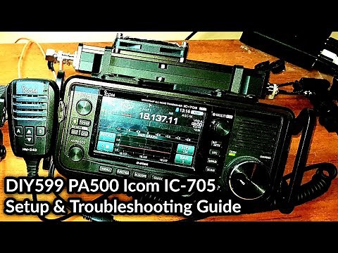 Icom IC-705 DIY599 PA500 Setup Guide