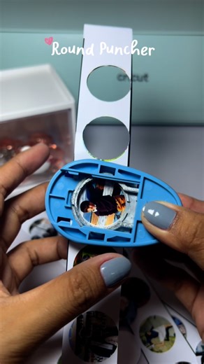 Round Puncher – Perfect for Cabochon Crafts! Effortlessly cut precise circles to fit your glass cabochons, keychains, magnets, and more. Link on the comment section. #Roundpuncher | KraftsbyKarenina