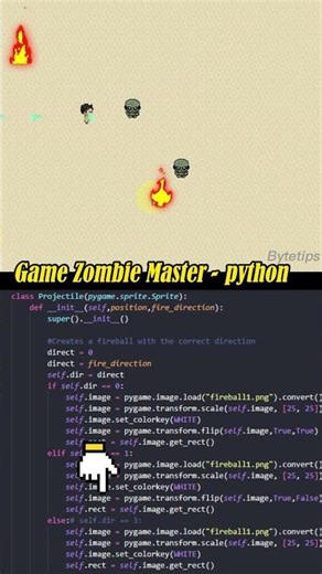 Create Game Zombie by Python #programming #python #pygame