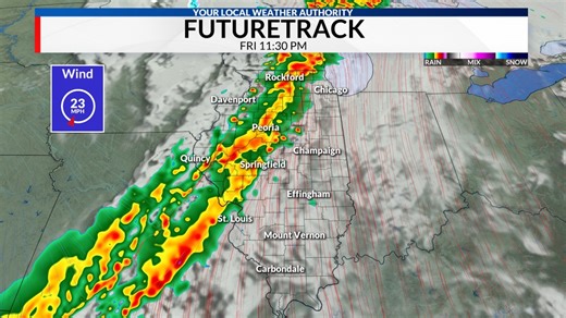 Rounds of storms through Saturday morning