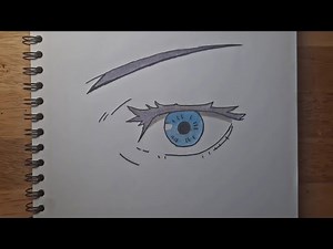 How to Draw Gojo Eyes - Easy Anime Drawing for Beginners