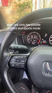 Racing with My Honda Civic's Paddle Shifters