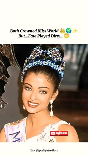 Fate's Cruel Game 🥺💔 #aishwarya #priyankachopra #missworld #bollywood