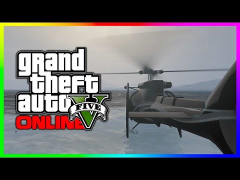 GTA 5 Quick Tip - How To Float On Water In A Helicopter! (GTA V)