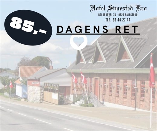 🎄 Julelysene er oppe, og stemningen er i top hos os! Vi er klar til at tage imod dig, uanset om du er på farten, eller du vil nyde maden her hos os 🍽️ Det er en ny uge, og vi er klar med nye dagens retter og vi lover, der er noget lækkert på menuen 😋 Forkæl dig selv midt i juletravlheden 🎅✨ Kig forbi Vi glæder os til at se dig! | Hotel Simested Kro