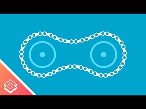 Inkscape Tutorial: Create Bicycle Chain Using Pattern Along Path Function