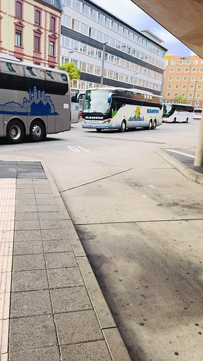 Exploring Setra Buses in Frankfurt, Germany