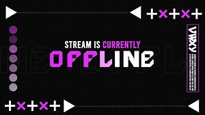 Download Stream Offline Overlay Purple Background for free