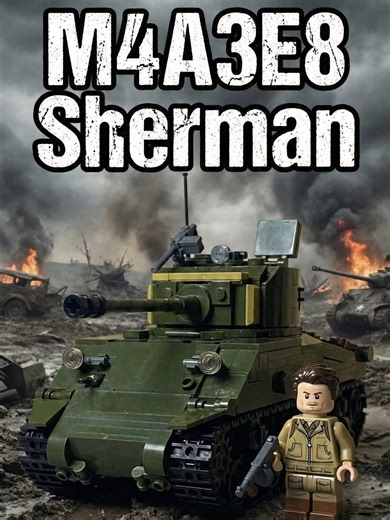 It never breakes - M4 by @sluban_ #sluban #m4 #sherman #tank #lego #MOC