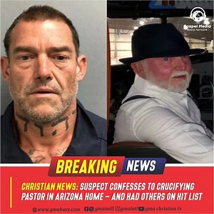 Adam Christopher Sheafe, 51, has admitted to murdering 76-year-old Pastor William “Bill” Schonemann in New River, Arizona, claiming the killing was part of a divine mission to punish pastors and priests he believed were misleading their congregations. In a jailhouse interview with True Crime Arizona, Sheafe described the April murder as a deliberate execution. He said he drove to the pastor’s home around 2 a.m., placed a handmade crown of thorns on Schonemann’s head, and killed him, saying, “Wha
