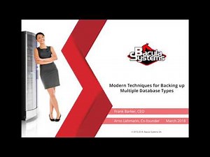 Webinar "Database Backup with Bacula Enterprise"