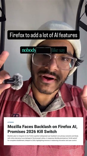 I have bad news for firefox fans.