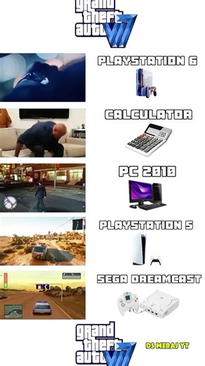 GTA PS5 vs XBOX vs PC vs Android #gta6 #gta5 #gtasanandreas #gta2 #gaming #gamer #ps5 #ps4 #pc